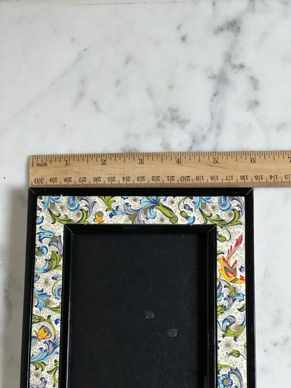 Vintage Colorful Bird Butterfly Picture Frame 6x4 | Botanical  Tabletop Photo